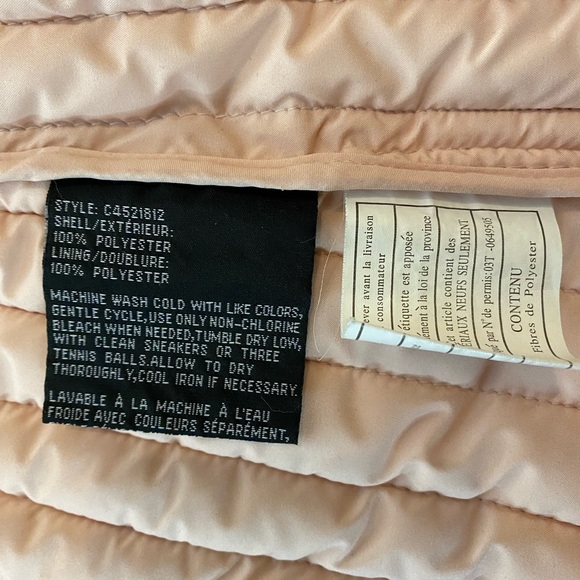 London Fog puffer coat size XS. Bubblegum pink. - Picture 4 of 9